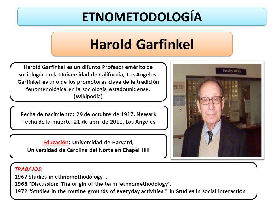 etnometodologia garfinkel